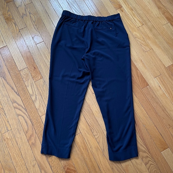 Banana Republic Hayden Navy High Rise Tapered Pants 12 - Picture 6 of 7